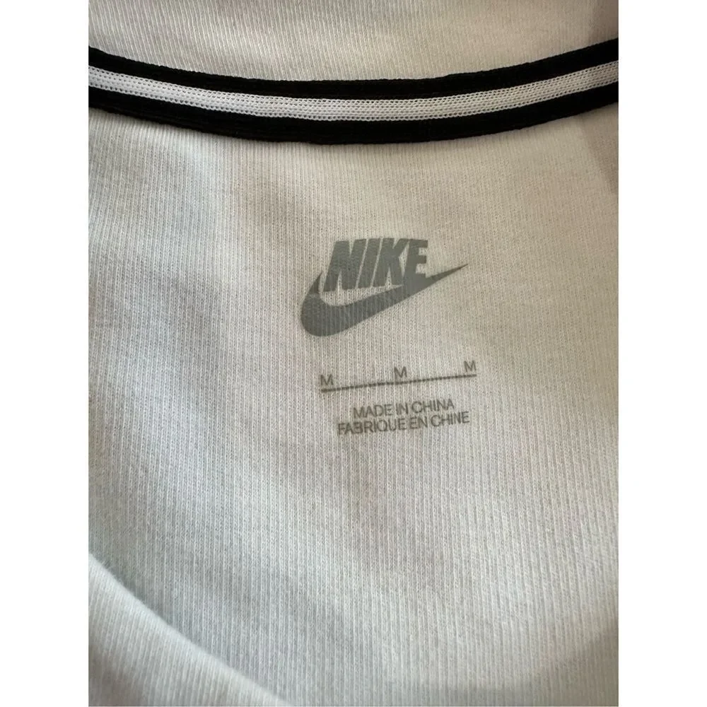 Nike Women's Rally‎ Metallic Fleece Crewneck Sweatshirt Ivory size M